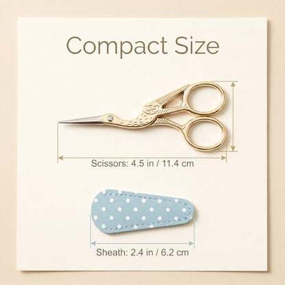 Small Craft 4.5Inch Embroidery Sewing Scissors Stainless Steel