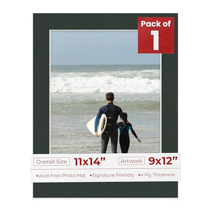 11x14 Mat Bevel Cut for 9x12 Photos