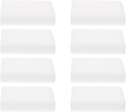 Tofficu 32 Pcs High Density Sponge Blocks for Needle Felting, DIY Crafts, Jewelry Making, and Heat Shrinkable Accessories, 3.93x2.36x3.14 Inch, White Paint Sponges