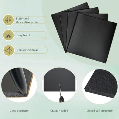 4 Pieces Adhesive Foam Padding 1