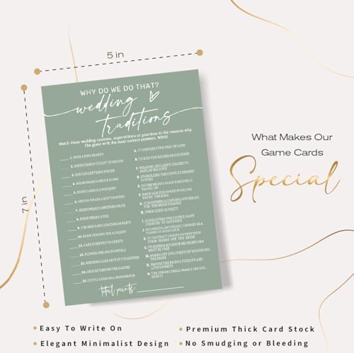 Bridal Shower Games Cards