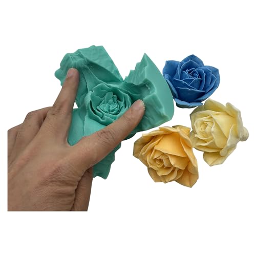 Heart Rose Crystal Epoxy Mold Wedding Gift Molds Decorated Cake Decoration Chocolate Silicone Mold