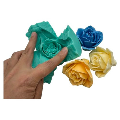 Heart Rose Crystal Epoxy Mold Wedding Gift Molds Decorated Cake Decoration Chocolate Silicone Mold