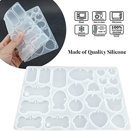 Pet Tag Resin Mold Silicone