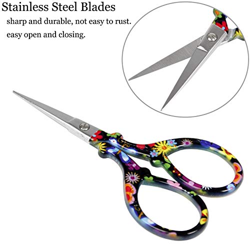 Embroidery Scissors 4.5Inch Stainless Steel Little Sewing Scissors