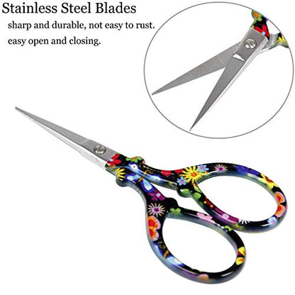 Embroidery Scissors 4.5Inch Stainless Steel Little Sewing Scissors