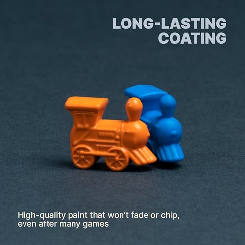 Set of 10 Metal Mexican Train Trains
