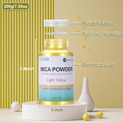 Mica Powder 7.05OZ（200g） (7.0548 Ounce)