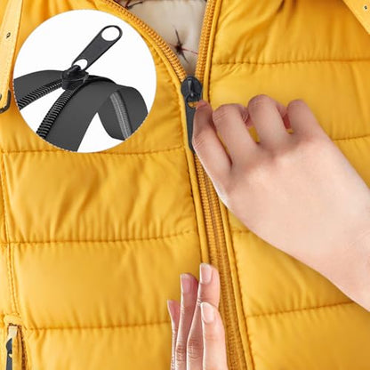 20Pcs Zipper Repair Kit Zippers Replacement 5# Zipper Pull Rescue Kit for Clothing Jackets Purses Luggage Backpacks (20 Count)