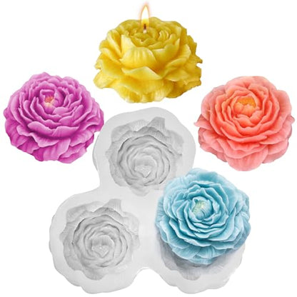 Peony Candle Mold