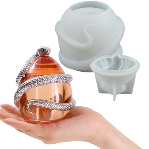 Snake Egg Resin Jar Mold with Lid