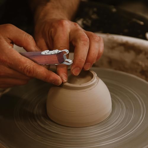 Pottery Trimming Tool for Clay & Ceramics Bottom Foot