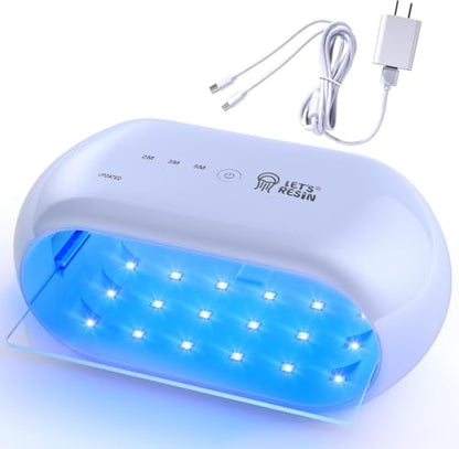 Two-Sided 36-LED UV Resin Light, 2/3/5-Min Timer
