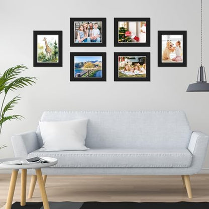 15 Pack 8x10 Picture Mats for 5x7 Photos (15 Count)