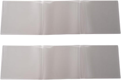 aoG Mahjong Card Holder for Mah Jongg Hands and Rules, Non Glare, PVC Plastic, Soft, Durable, 2025 (Standard 2 pcs)