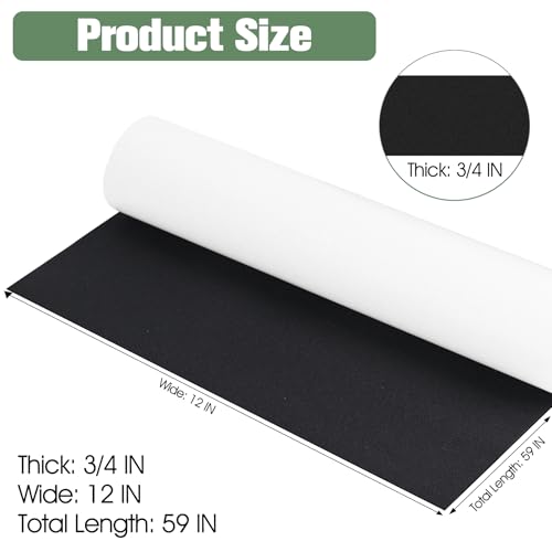 Sponge Neoprene Foam Sheet with Adhesive (4.9167 Foot)