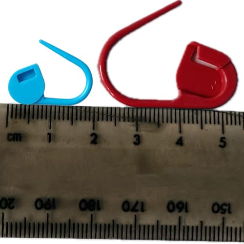 90 Pieces Standard & Jumbo Locking Stitch Markers Crochet Knitting Markers Set (90 Count)