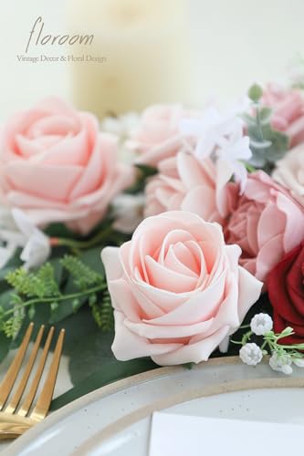 Artificial Flowers 20pcs Real Looking Blush High (20 Count)