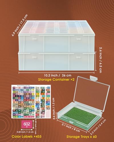 Diamond Art Trays with Lids (60 Count)