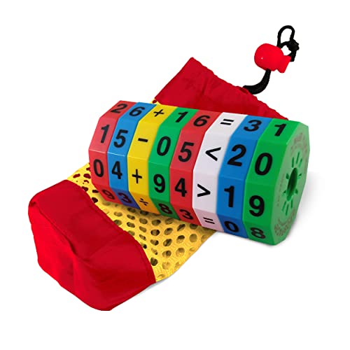 Original Math Spin Educational Travel Edition for Kids with Numbers & Arithmetic Operations