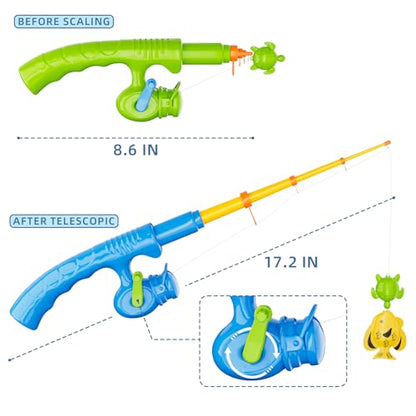 Magnetic Fishing Pool Toys Game for Kids Toddlers 3 (52 Count)