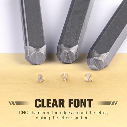 37 Pcs Number and Letter Stamp Set
