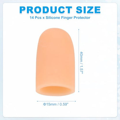 Gel Finger Cots 1.8"x0.67" (14 Count)