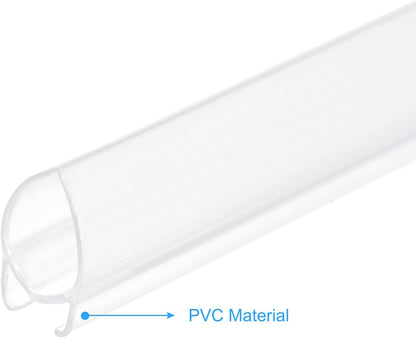MECCANIXITY PVC Poster Hanger Rail Poster Strip Bar 150cm/59inch Clear with Clips for Poster, Map, 4 Set