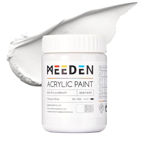 Titanium White Acrylic Paint (10 Fl Oz)