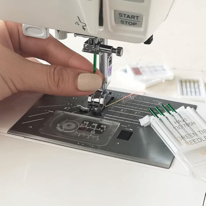 60 Pieces Sewing Machine Needles Universal Regular Point Machine Needles for Home Sewing Machine Compatible with Singer (60 Count)
