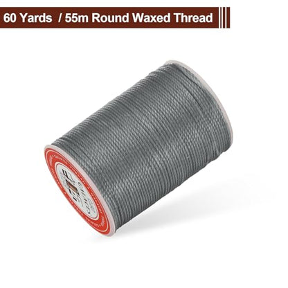 Leather Sewing Waxed Thread 0.8mm 60Yards