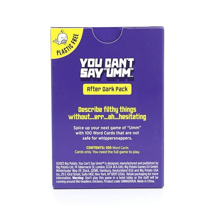 You Can't Say UMM After Dark Pack