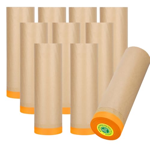 Tape and Drape 20" x 50' Paint Masking Paper Roll
