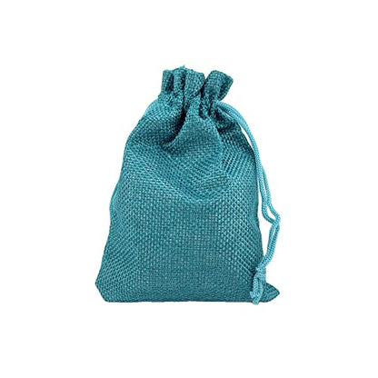 Pack of 25 Burlap Gift Bags with Drawstring Linen Jewelry Pouches Wedding Hessian Jute Bags for Birthday and Treat Pouches Party Wedding Favors Gift
