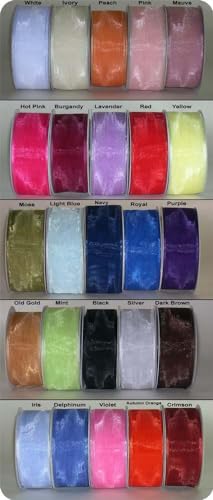 Sheer Organza Wired Ribbon (150 Feet)