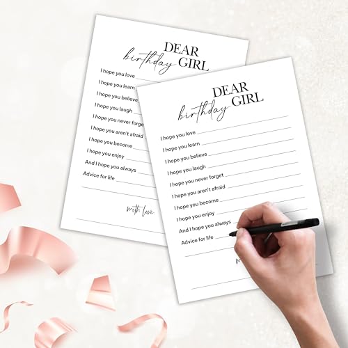 Birthday Party Game Cards for Adults