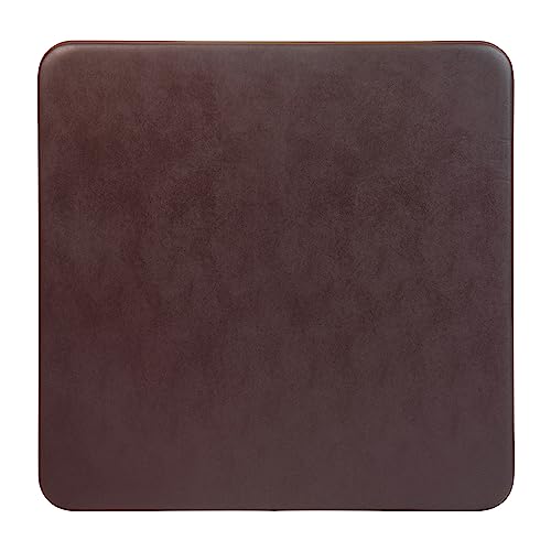 Brown 33.5" Square Folding Table