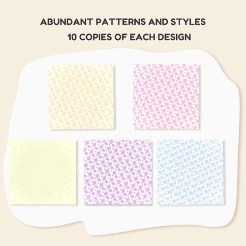 Floral Glow in the Dark Origami Paper (50 Count)