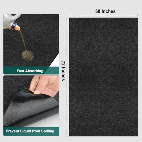 60" x 72" Giant Oil Drip Mat for Garage Driveway (30 Sq Ft)