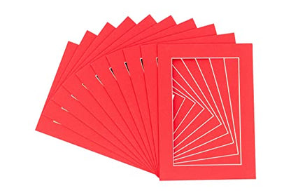 Pack of TEN 11x14 Mats Bevel Cut for 9x12 Photos (10 Count)