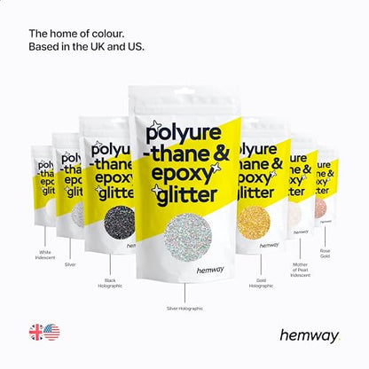 Resin Glitter Ocean Blue Holographic 100g Super Chunky (3.5 Ounce)