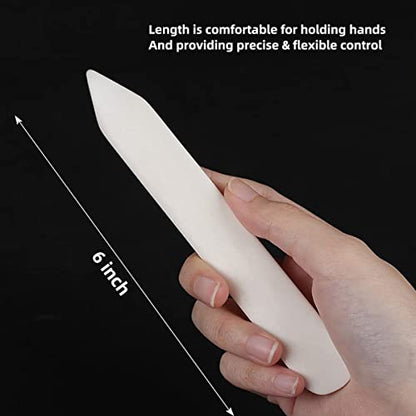 100% Genuine Bone Folders Creaser Crafts Scoring Folding Creasing Origami Paper Creaser Crafting Tool for DIY Handmade Burnishing Bookbinding and Paper Crafts