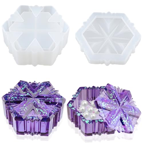 Snowflake Box Resin Mold
