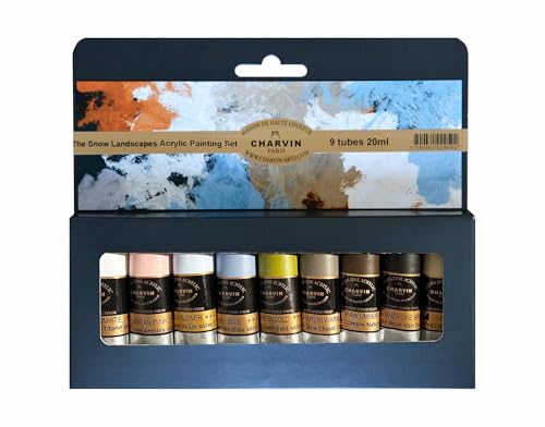 Extra Fine Professional Acrylic Paint Set for Artists (6.12 Fl Oz)