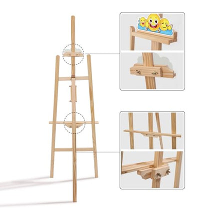 Smiley Wooden Easel for Painting