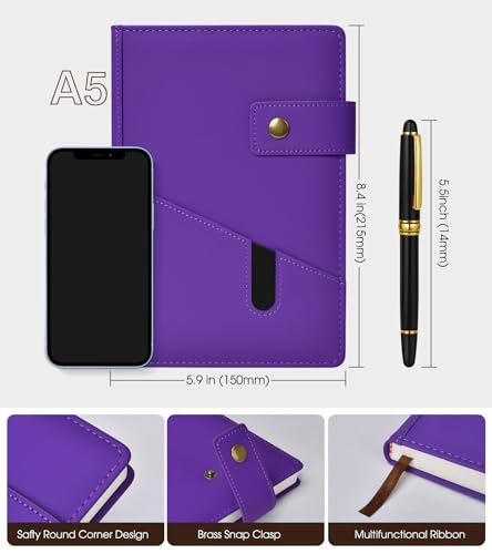 Lined Notebook with Pen