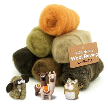 Wool Roving Kit for Needle Felting