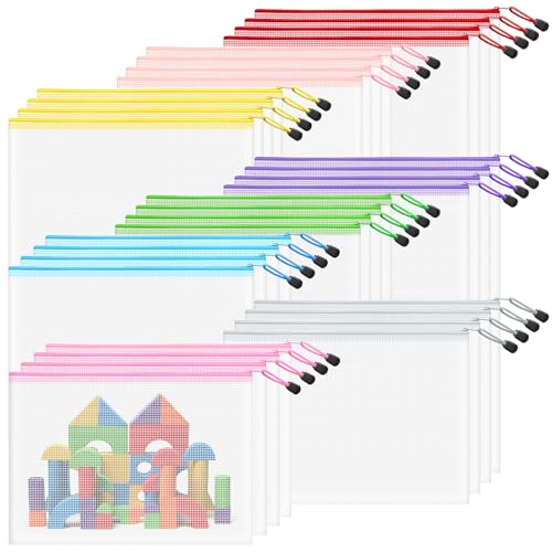 32pcs Mesh Zipper Pouch (32 Count)