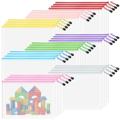 32pcs Mesh Zipper Pouch (32 Count)