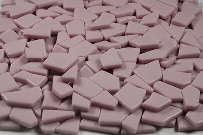 Irregular Glass Mosaic Tiles Bulk 500g Glossy and Iridescent Mosaic Glass Tiles for DIY Projects and Arts and Crafts Solid Colors and Mixes (263 Count)